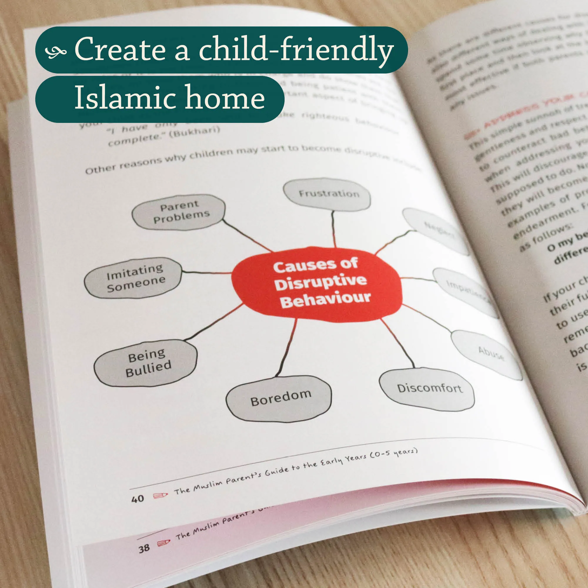 Inside Page of The Muslim Parent’s Guide to the Early Years (0-5 years) by Umm Safiyyah bint Najmaddin. Muslim parenting guide by Ta-Ha Publishers