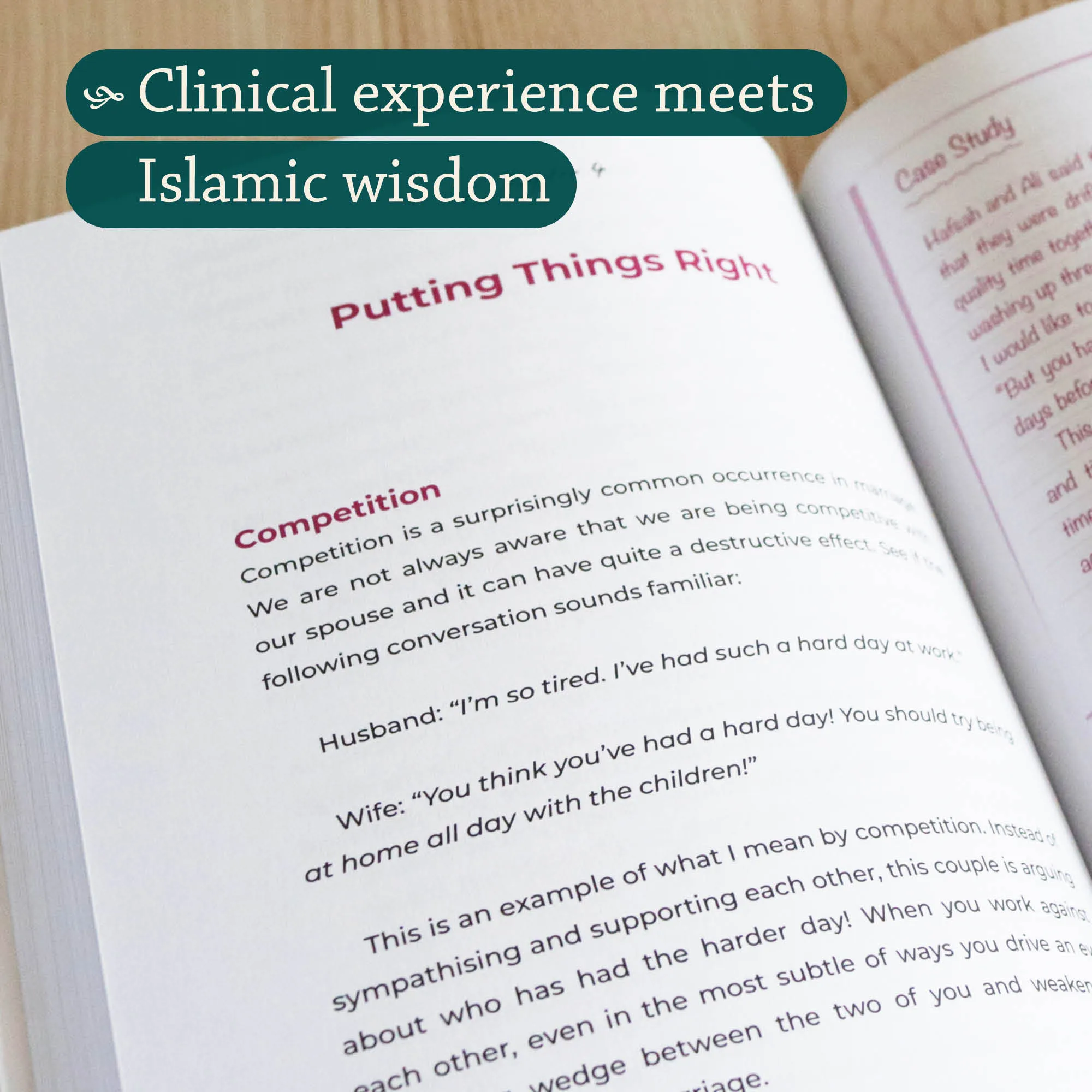 Inner spread of Secrets to Successful Marriage by Afshan Khan. Islamic marriage guide by Ta-Ha Publishers