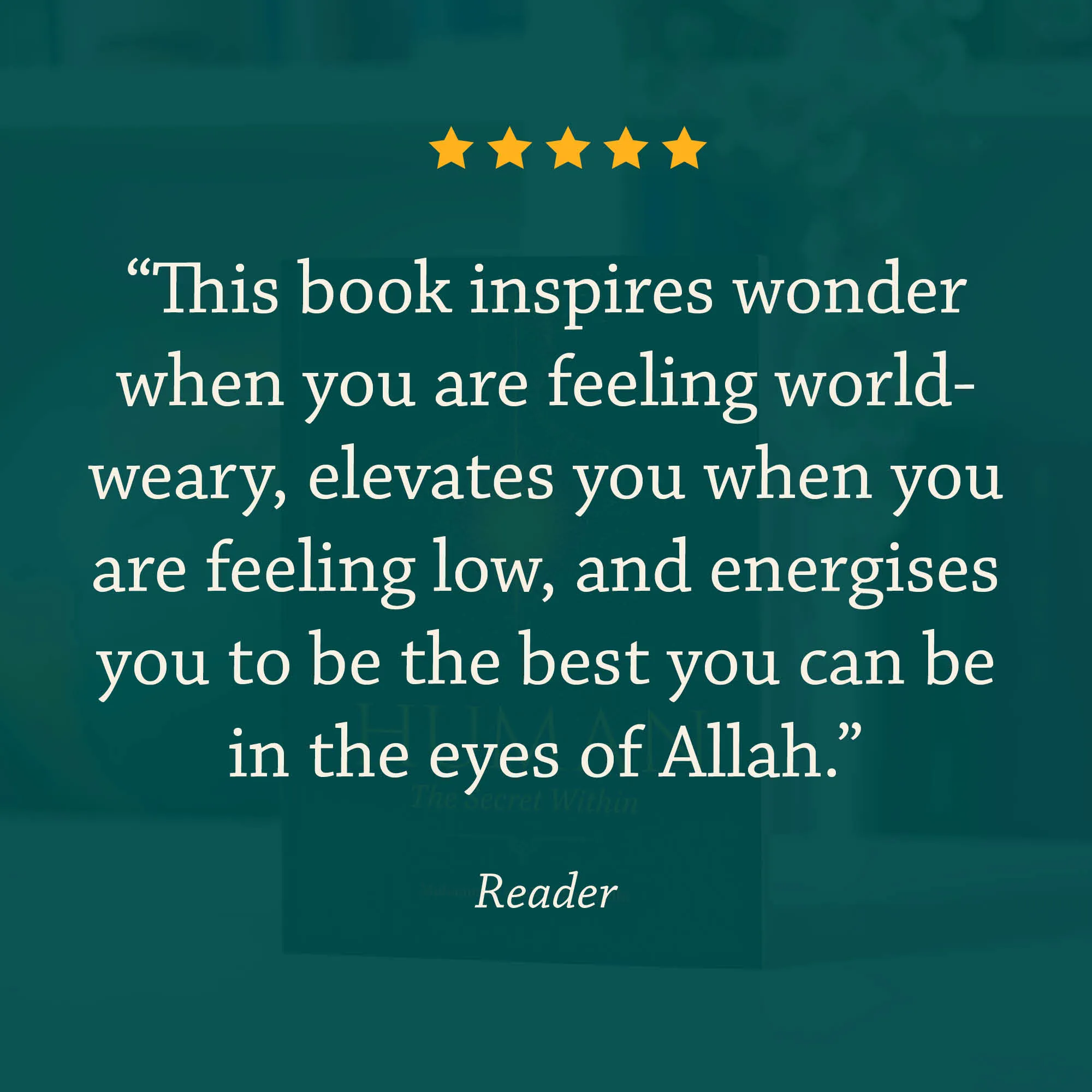 Book Review of Human: The Secret Within | Muhammad Haider Khan Lodhi. Islamic guide to human purpose by Ta-Ha Publishers